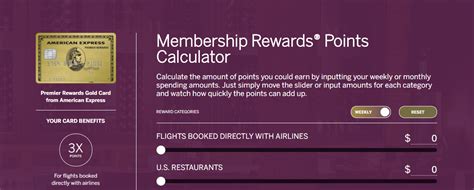 amex reward calculator